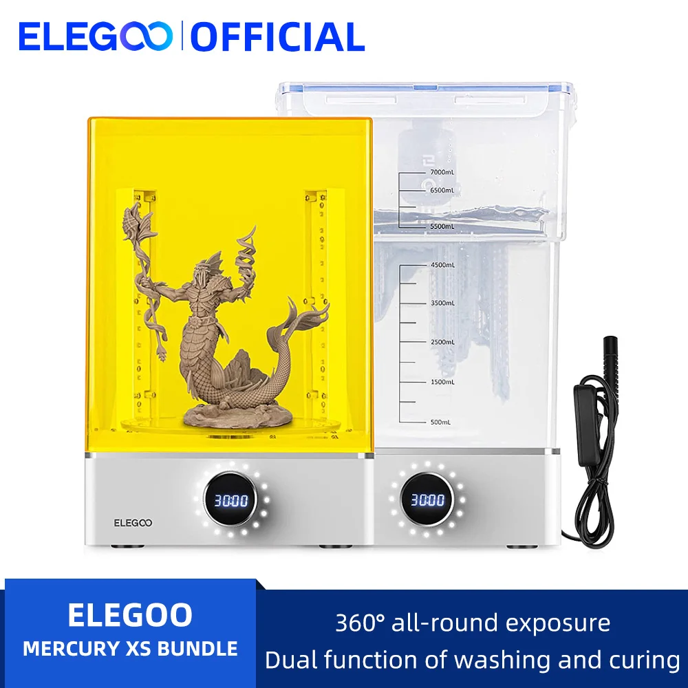 ELEGOO Mercury XS (lavagem e cura)
