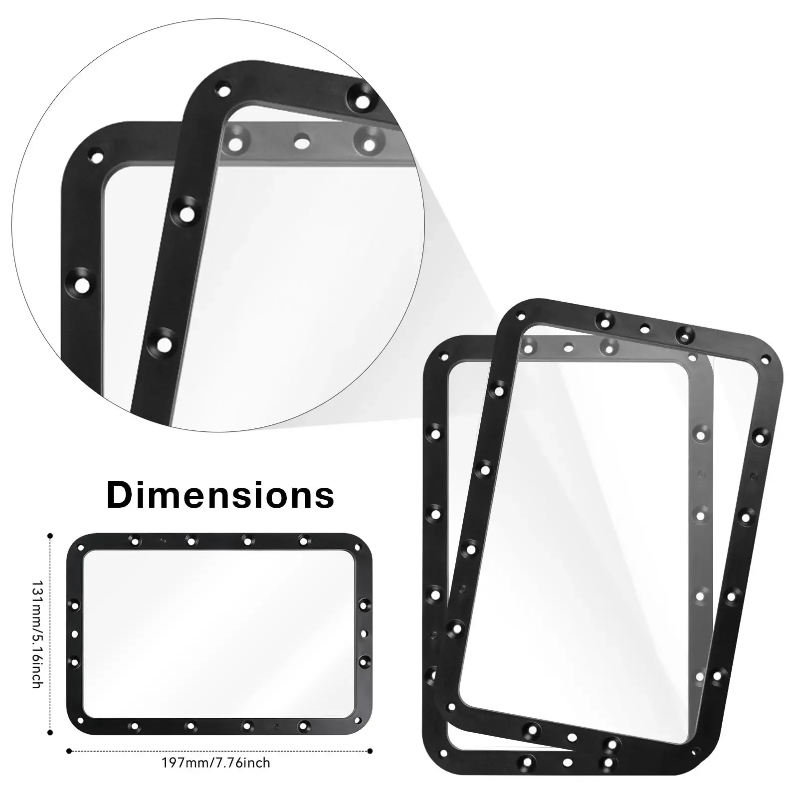 2Pcs Quick Replacement FEP Film Integrated Design For Photon Mono 2 / Mono 4 / 4 Ultra Resin 3D