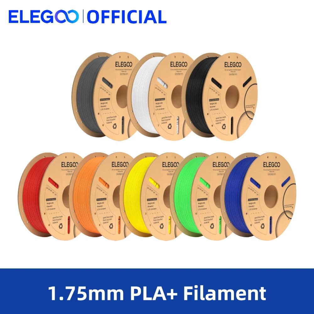 Filamento ELEGOO PLA+ 1.75 mm (1 kg)