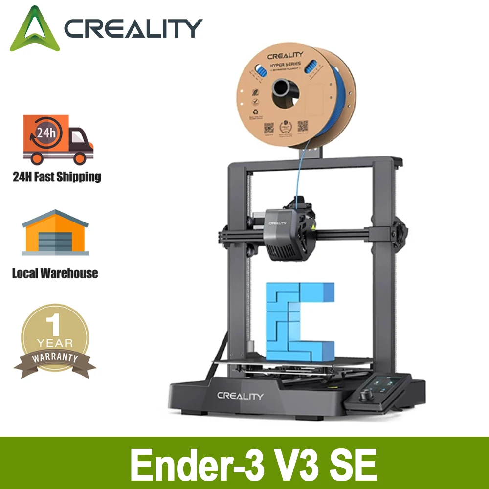 Creality Ender-3 V3 SE 3D Printer Worry-free Auto Leveling Sprite Extruder Dual Z-axis PC Sprin