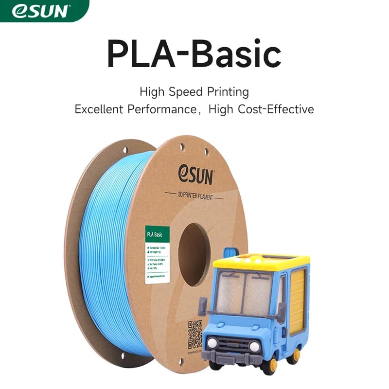 ESUN High Speed PLA 3D Filament 1KG 1.75MM Basic PLA 3D Printer Filament for Bambu Lab PLA-Basi